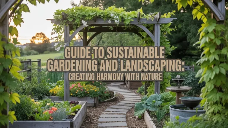 Guide to Sustainable Gardening and Landscaping: Creating Harmony with Nature