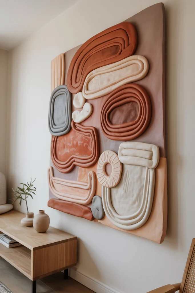 Handmade Polymer Clay Wall Art