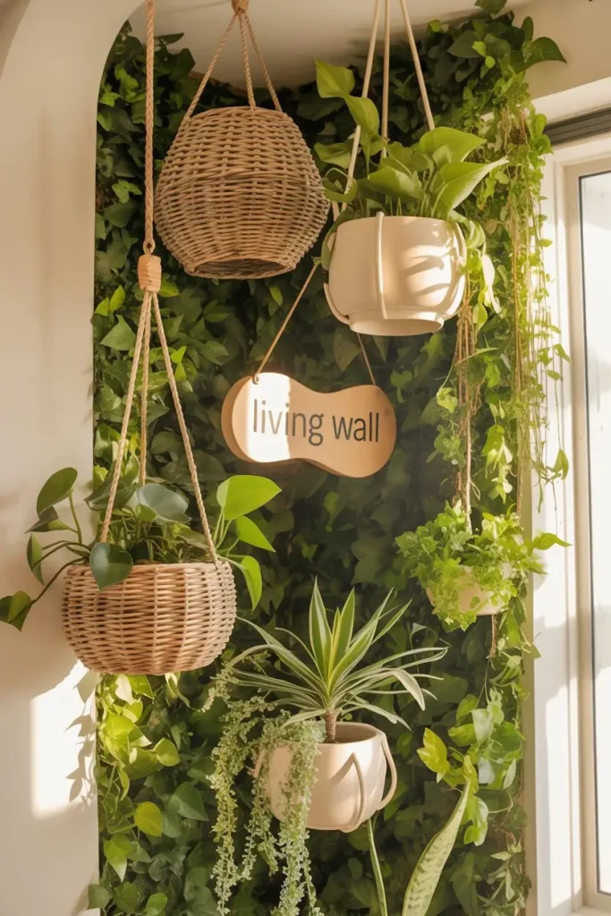 Hanging Baskets for Airy Corners
