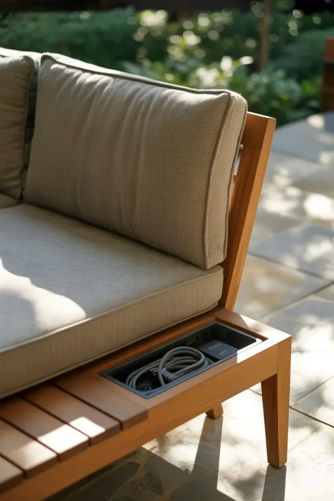 Hidden Battery Box under Seating