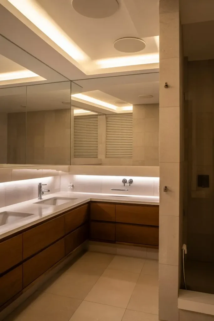 Hidden Cove Lighting with Recessed Fixtures