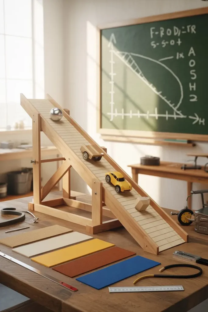 Inclined Plane Ramp for Object Movement