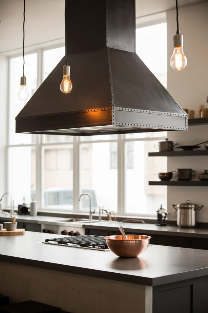 Industrial Hood with Matte Finish