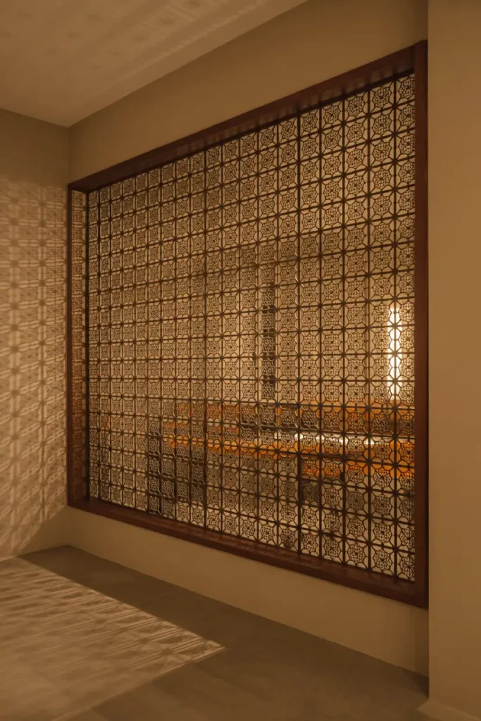 Interior Wall Cutouts with Decorative Grilles