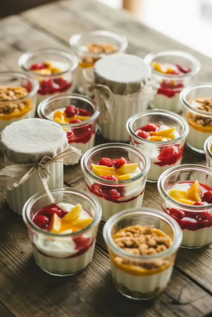 Jar Dessert Cups for Entertaining Guests