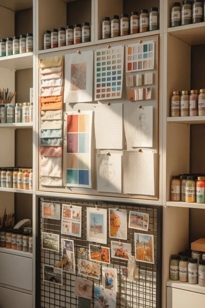 Keep an Inspiration Board or Display Wall