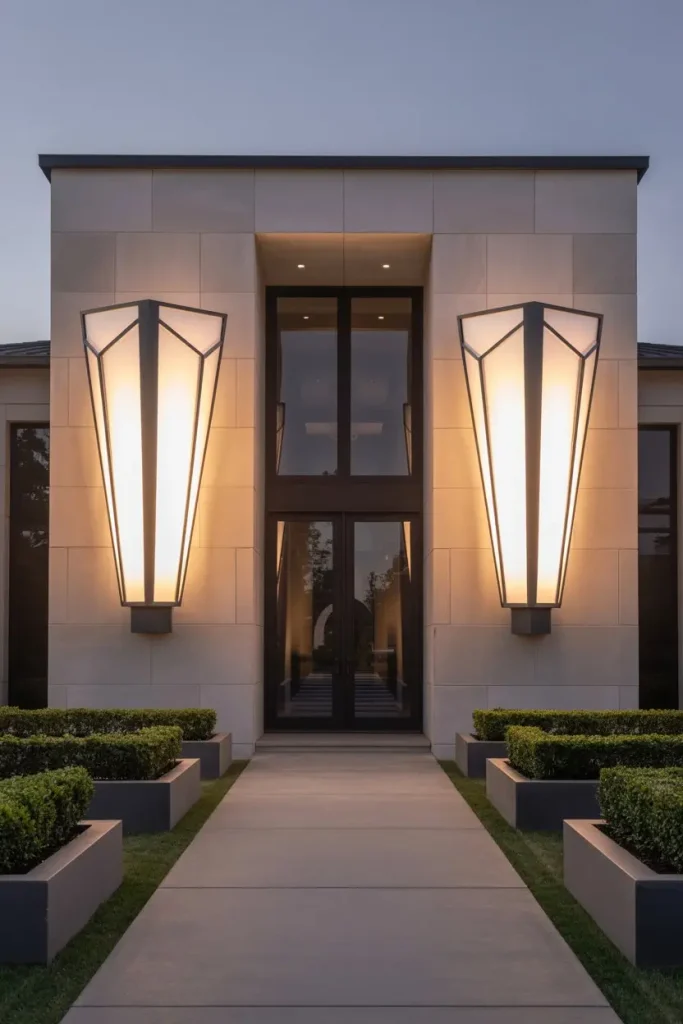  Large Statement LED Sconces for Bold Exteriors