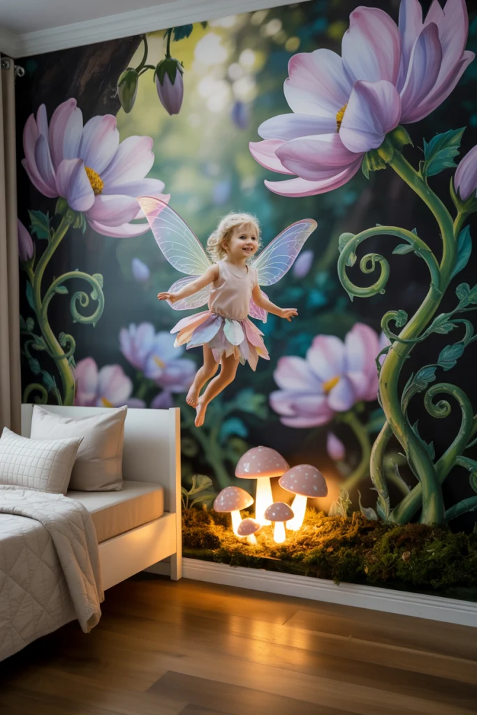 Large Wall Fairy Murals for Statement Decor