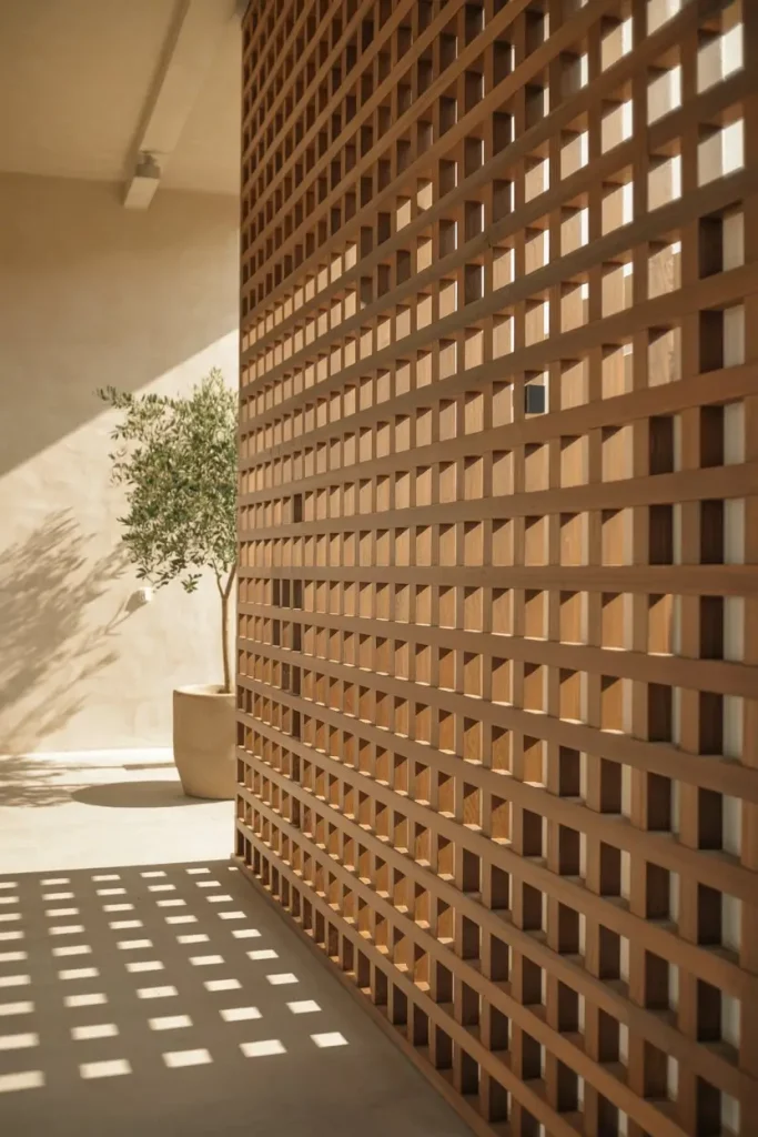 Lattice Openings for Airflow