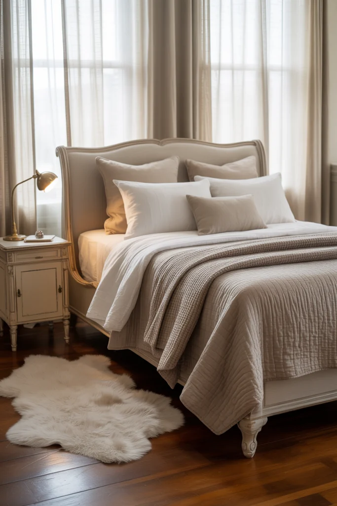 Layer Soft Bedding in Neutral Tones