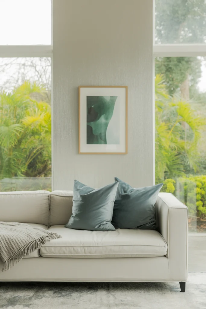 Light Silver Gray for Airy and Spacious Living Rooms