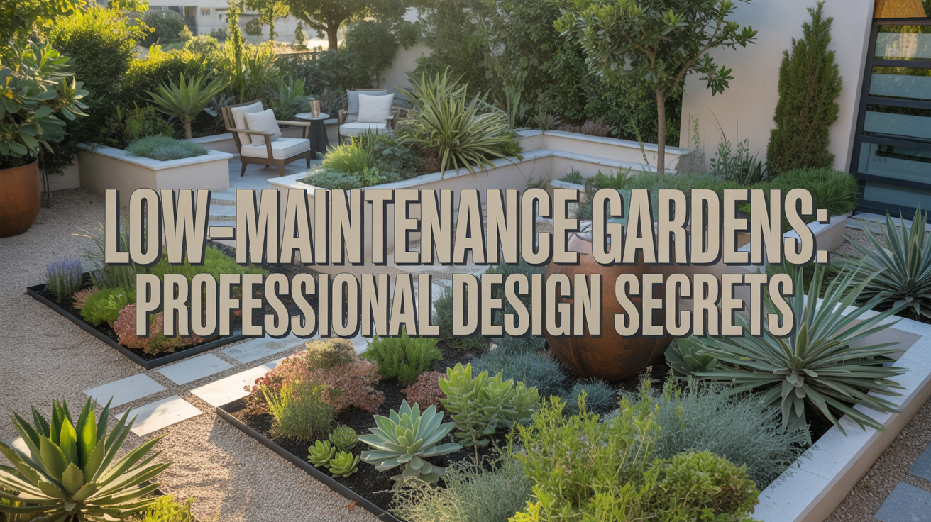 Low-Maintenance Gardens: Professional Design Secrets