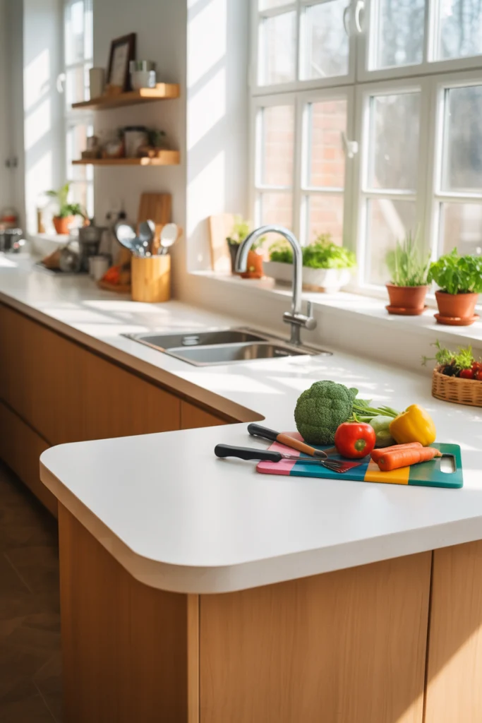 Lowered Countertops for Easy Reach