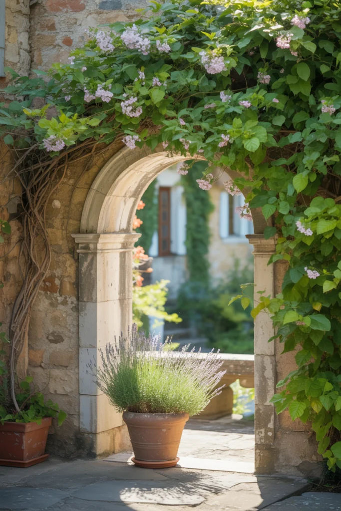 Lush Green Walls with Climbing Plants