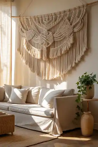 Macrame Wall Hangings for Texture and Depth