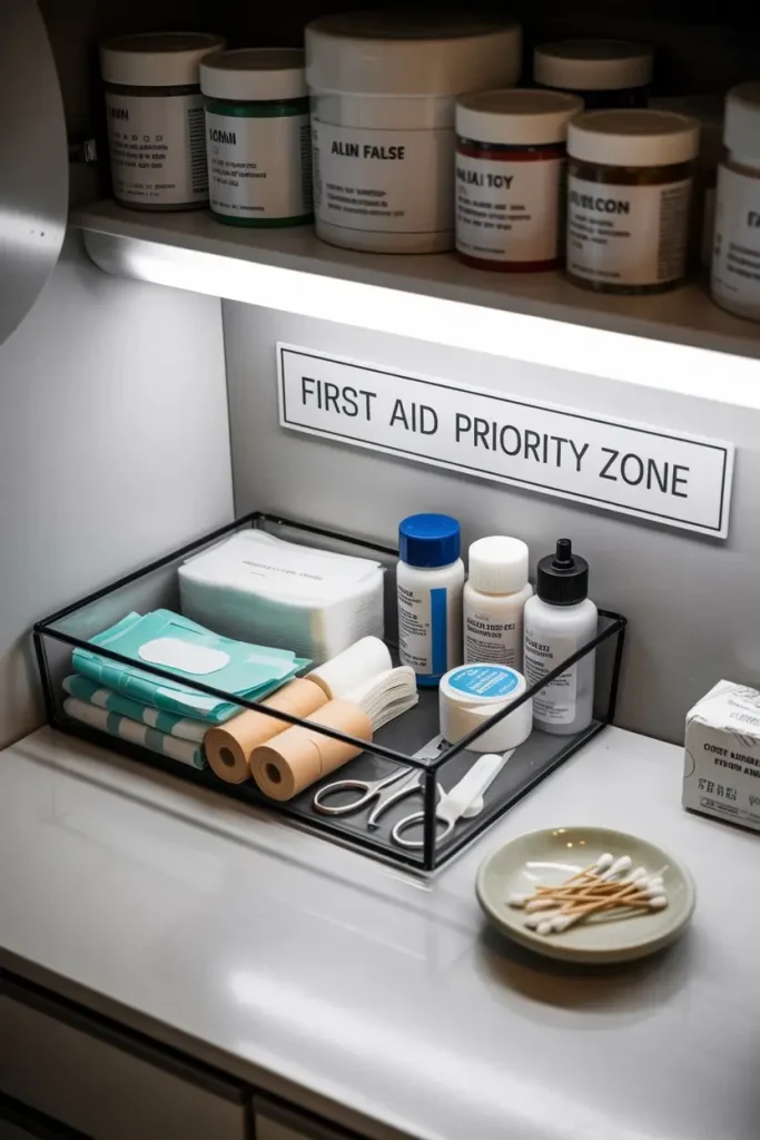 Maintain a First Aid Priority Zone