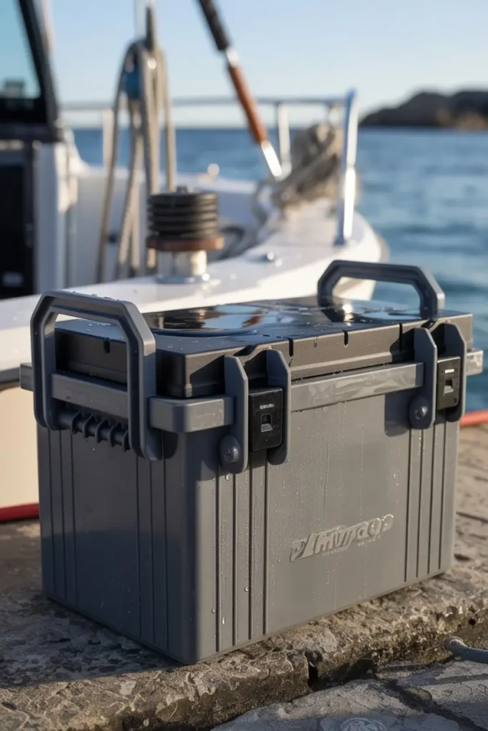 Marine-Grade Plastic Battery Box