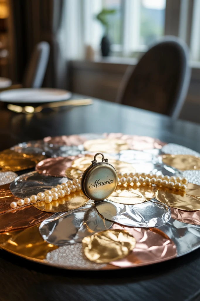 Metallic and Foil Decoupage for Glamorous Appeal