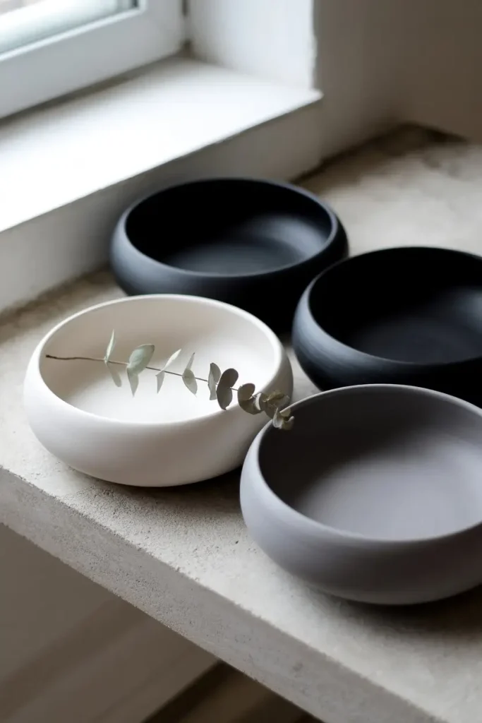 Minimalist Matte Bowls