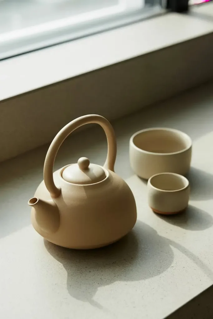Minimalist Modern Clay Teapots