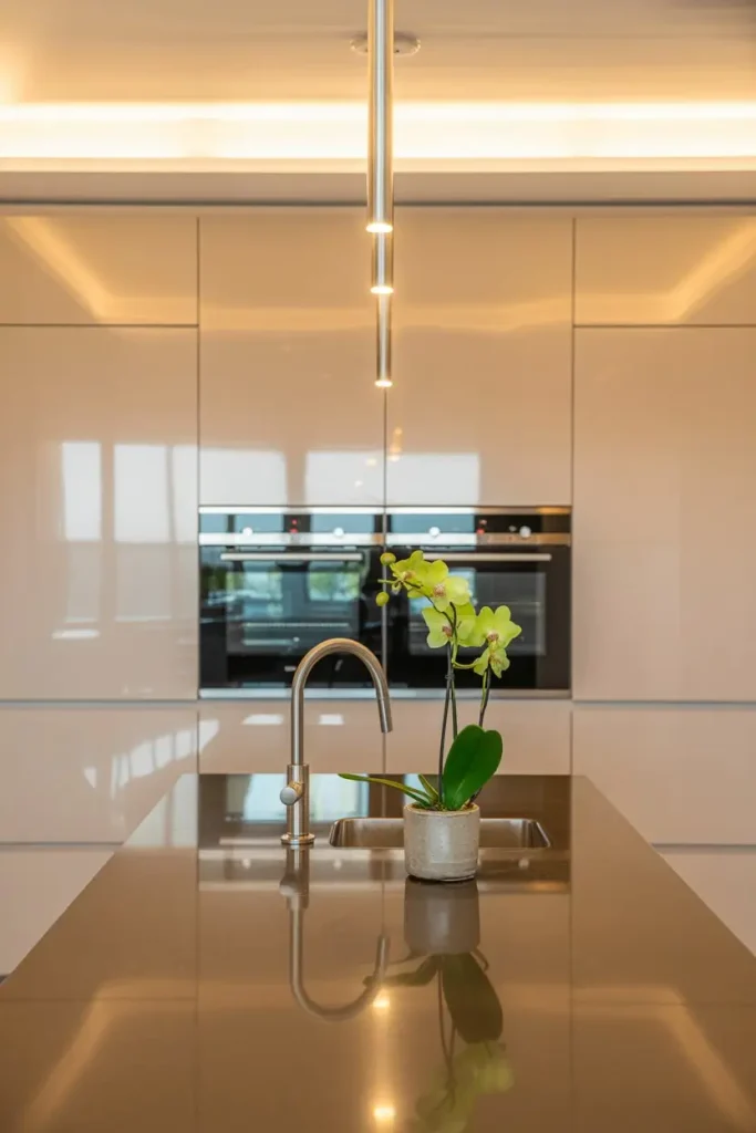 Modern Double Oven Cabinets with Sleek Finishes