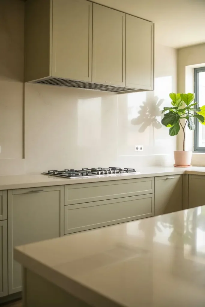 Modern Minimalist Hood with Hidden Vent