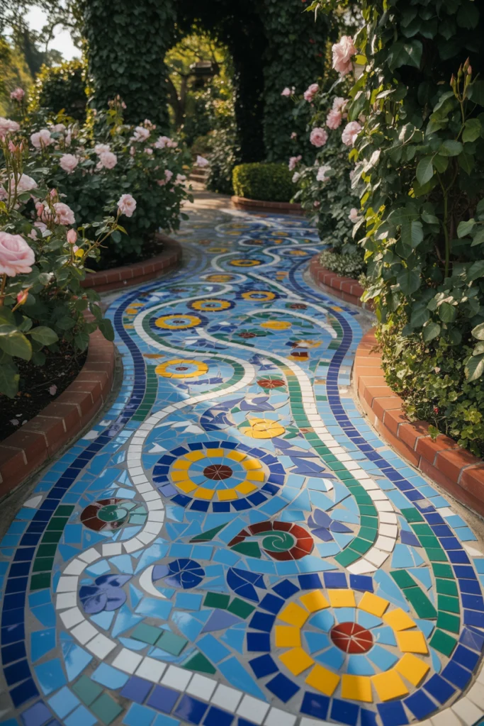 Mosaic Pathways through the Garden