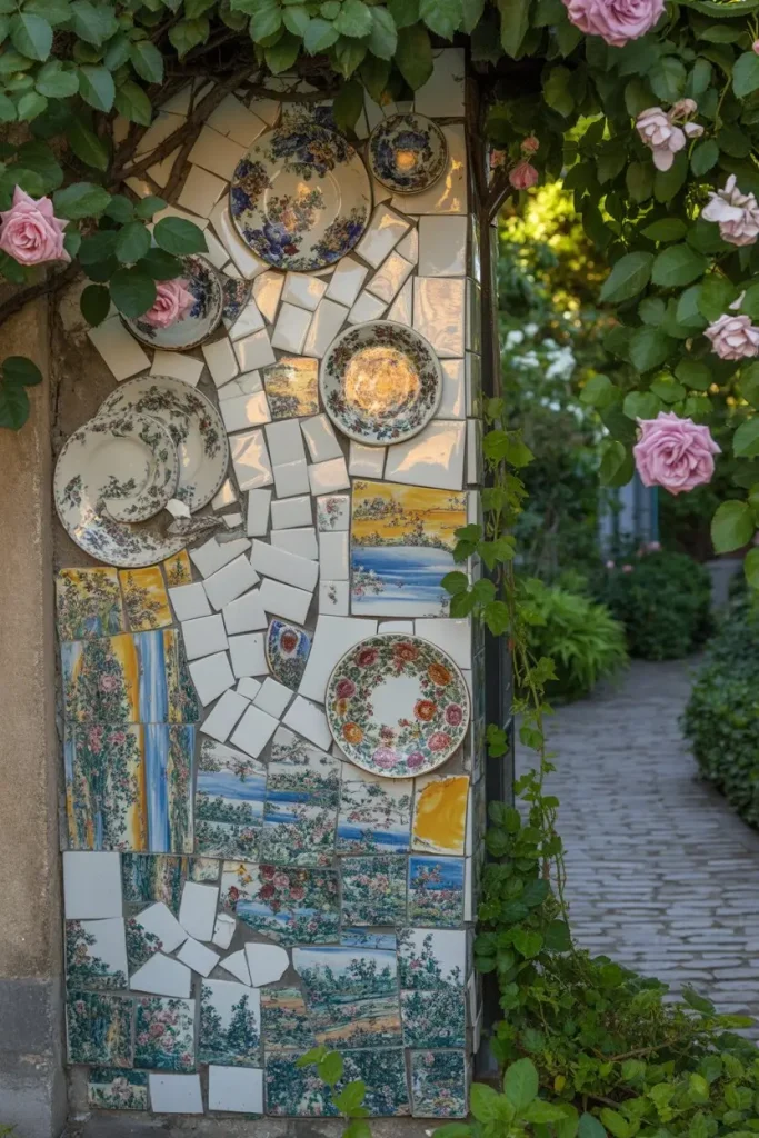 Mosaic Walls in Outdoor Spaces