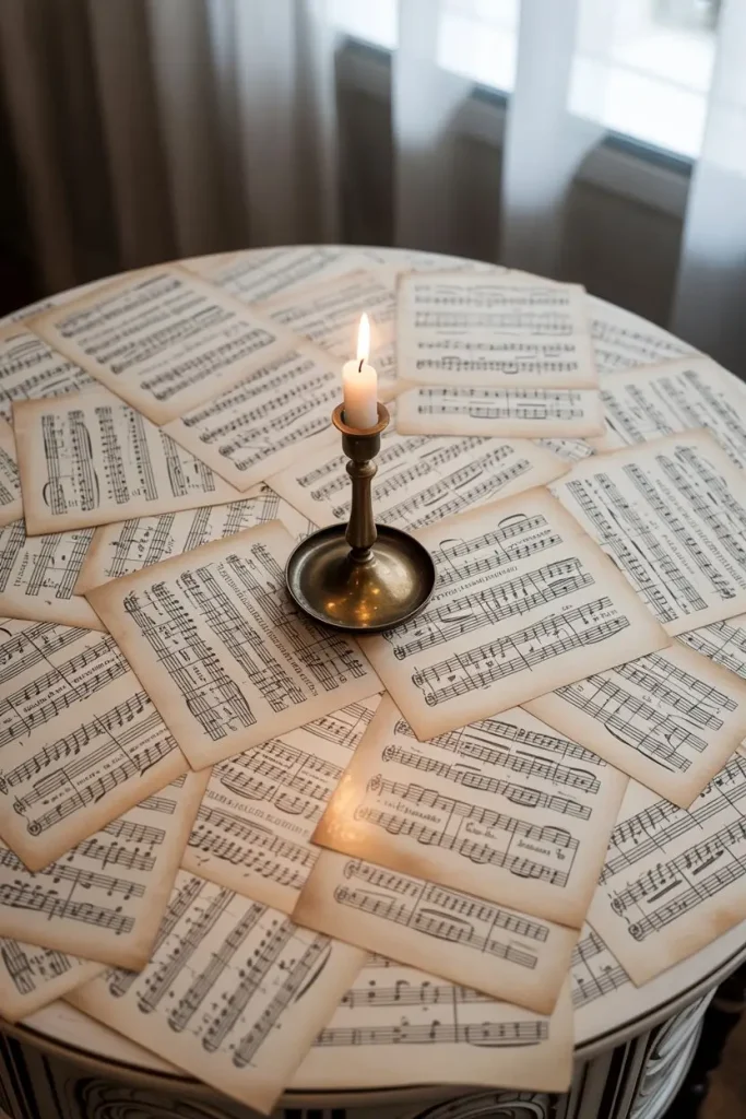 Music Sheet Decoupage for Creative Souls