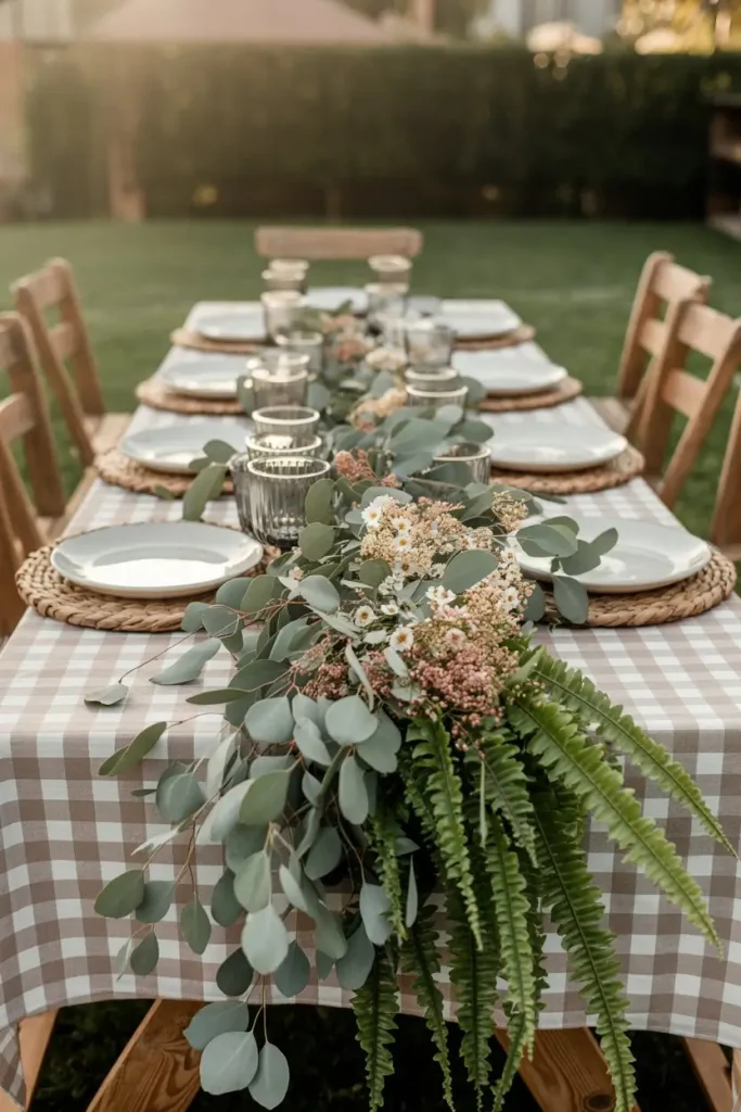 Natural Greenery Centerpieces