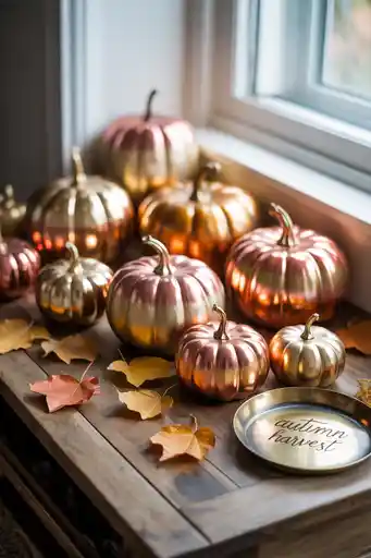 Ombre Metallic Pumpkin Fusion