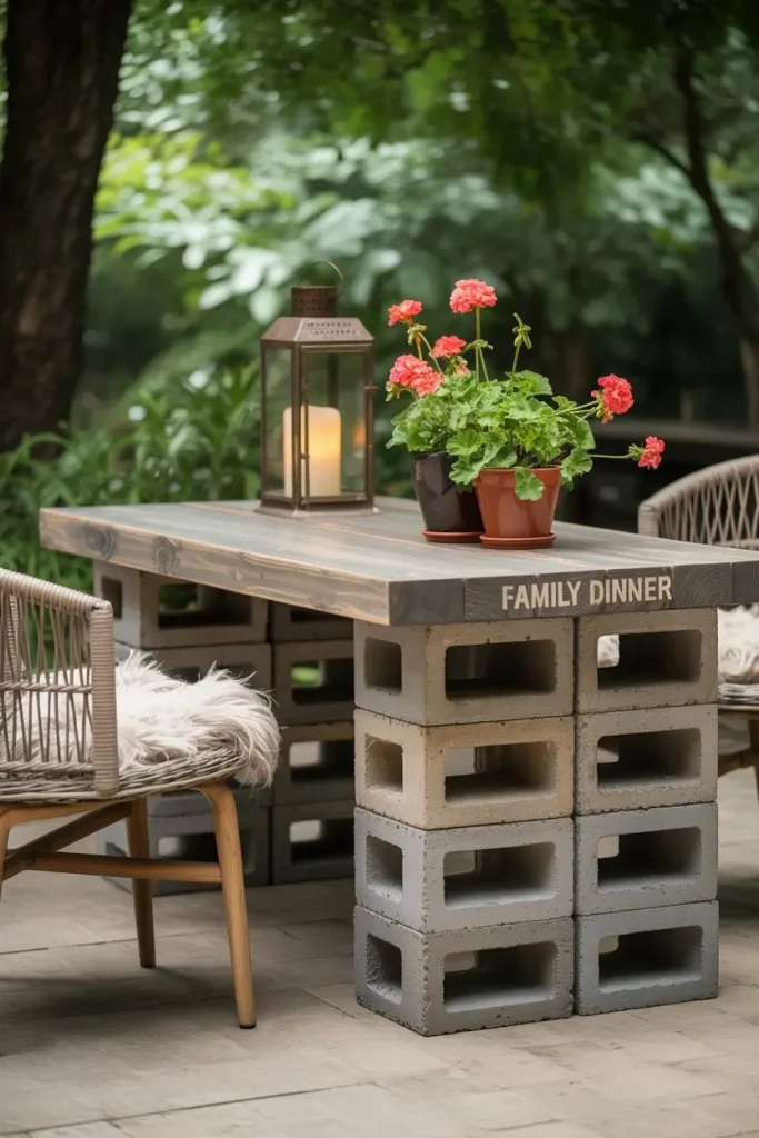 Outdoor Dining Table Built to Last