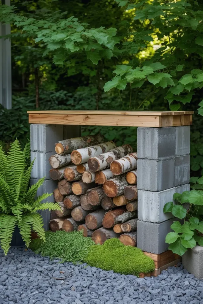 Outdoor Firewood Storage