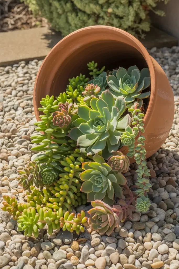 Overflowing Succulent Spill