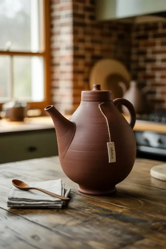 Oversized Statement Clay Teapots