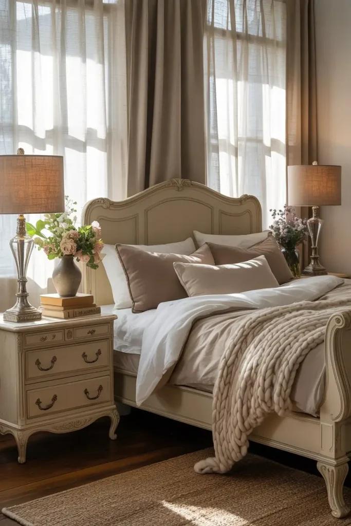 Pair with Mismatched Nightstands