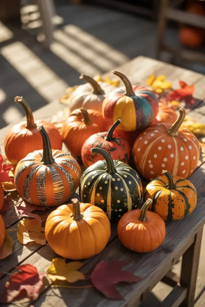 Patterned Pumpkins
