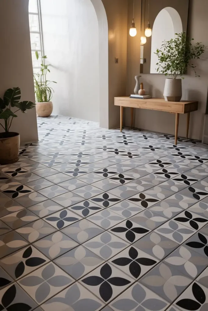 Patterned Tile for Creative Style