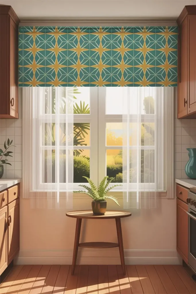 Patterned Valances with Personality