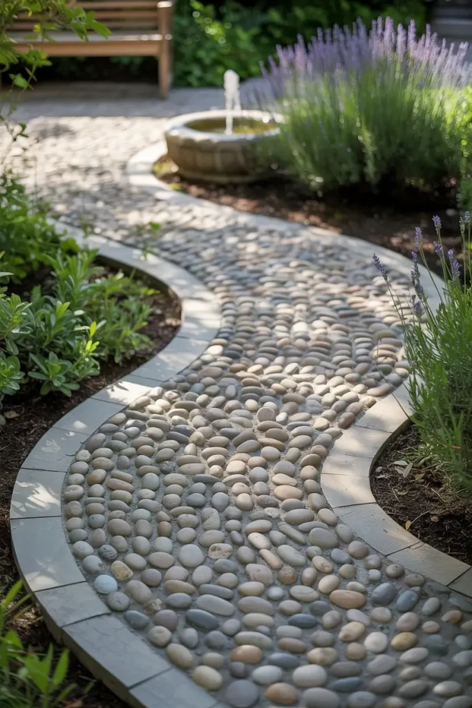 Pebble Mosaics for a Natural Foot Massage