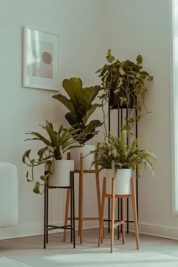 Plant Stands for Sculptural Displays