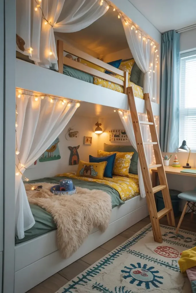 Playful Bunk Bed Room Idea