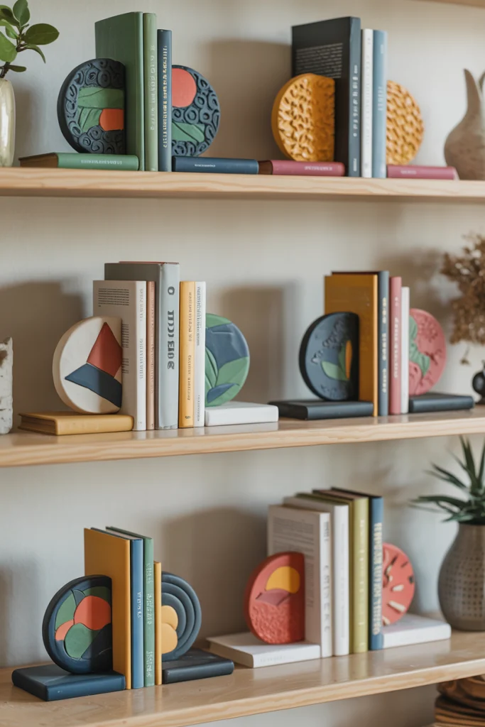Polymer Clay Bookends