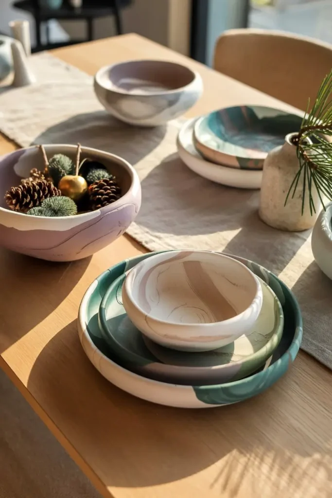 Polymer Clay Decorative Bowls