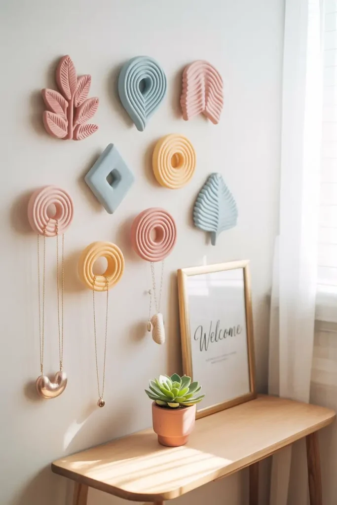 Polymer Clay Wall Hooks