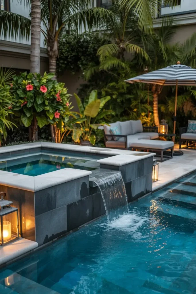 Poolside Hot Tub Connection