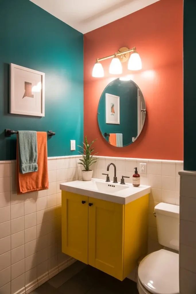 Pop of Color with Paint