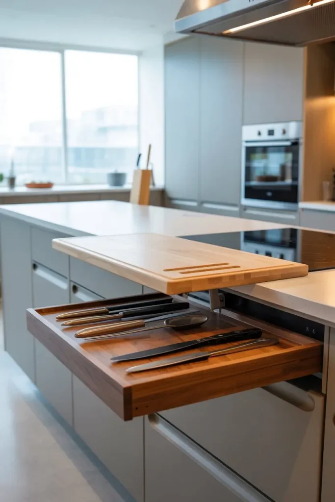 Pull-Out Cutting Boards and Work Surfaces