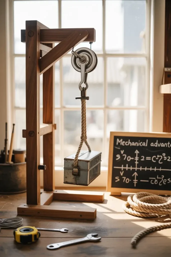 Pulley System for Lifting Small Loads