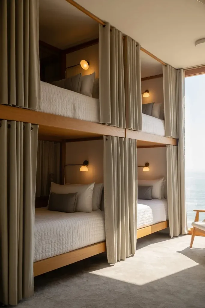 Quad Bunk Beds for Guest Rooms
